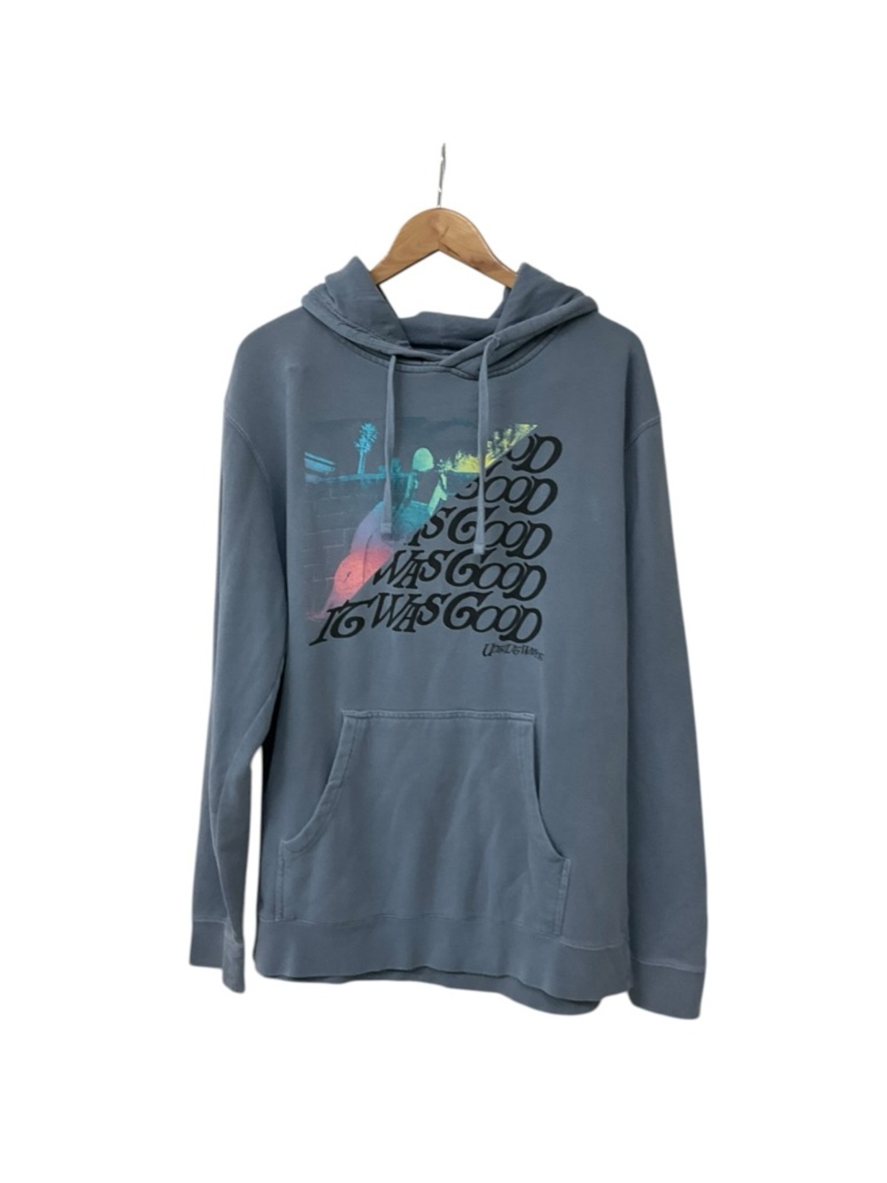 Kehlani Hoodie It Was Good Until It Wasnt Album Tour Merch IWGUIW Blue L